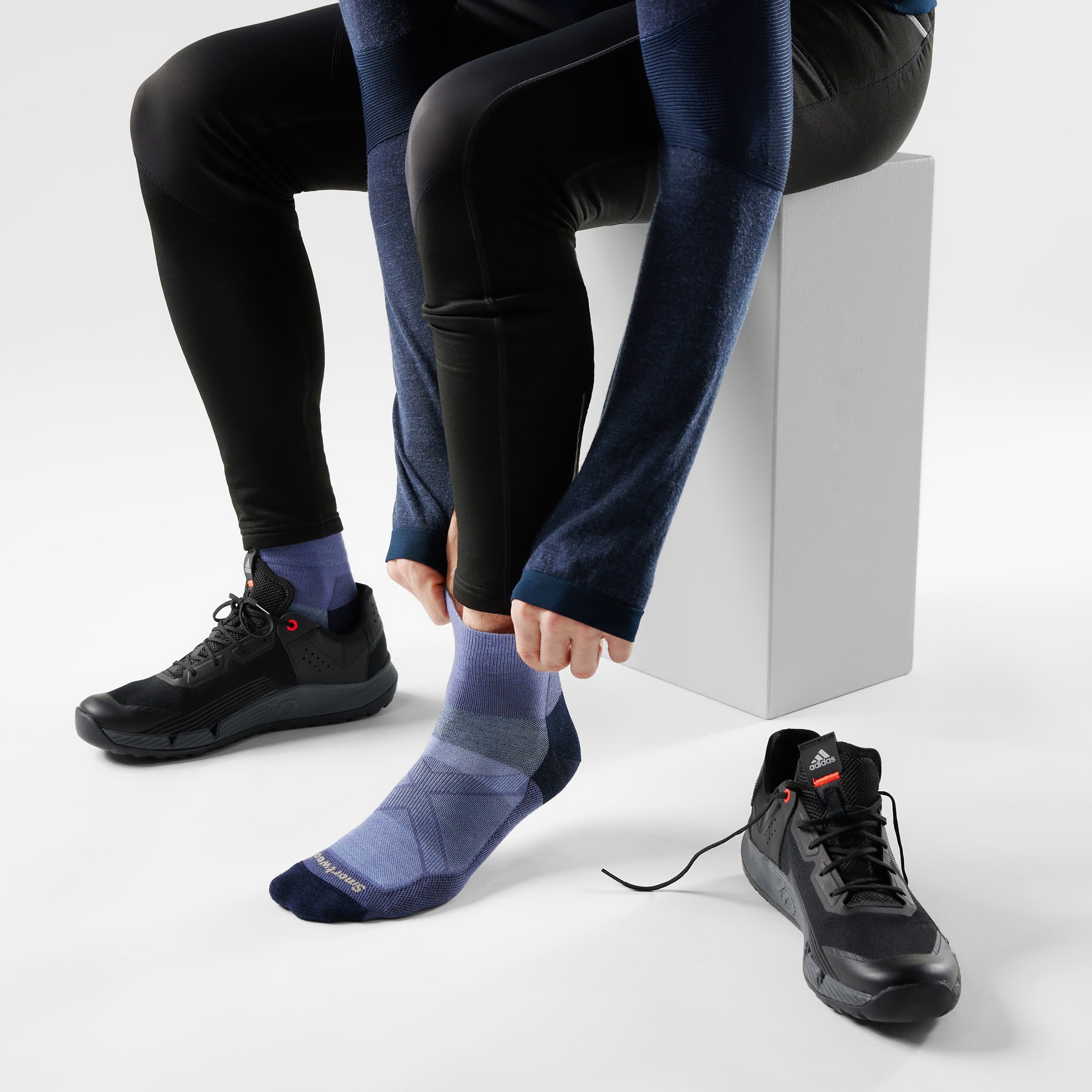 Bike Ankle Zero Cushion Socks