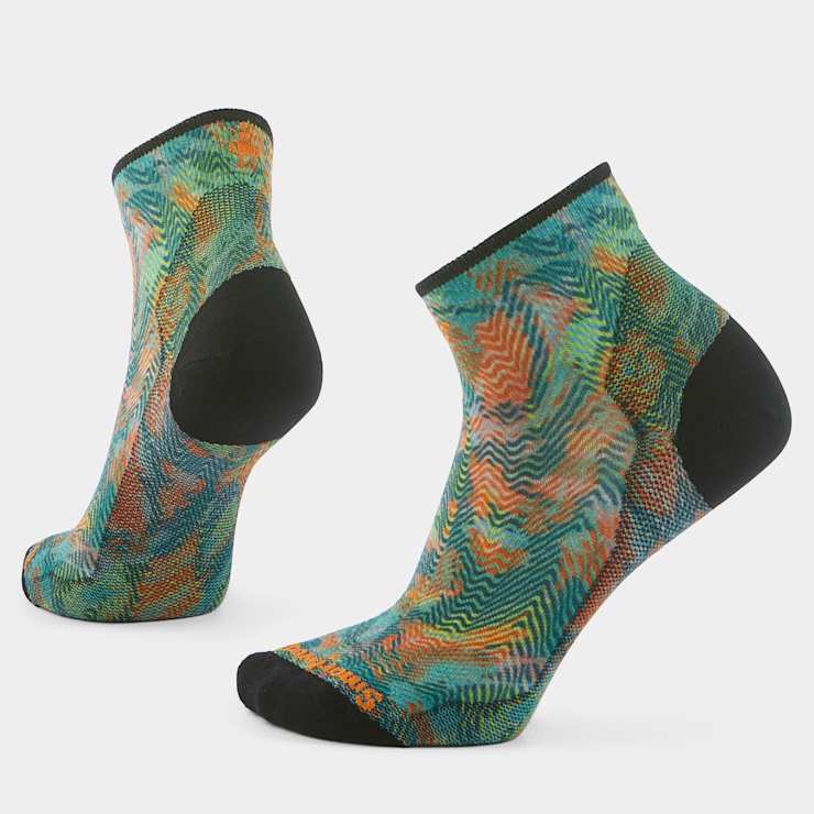 Women's Bike Jungle Music Print Ankle Socks - HERO