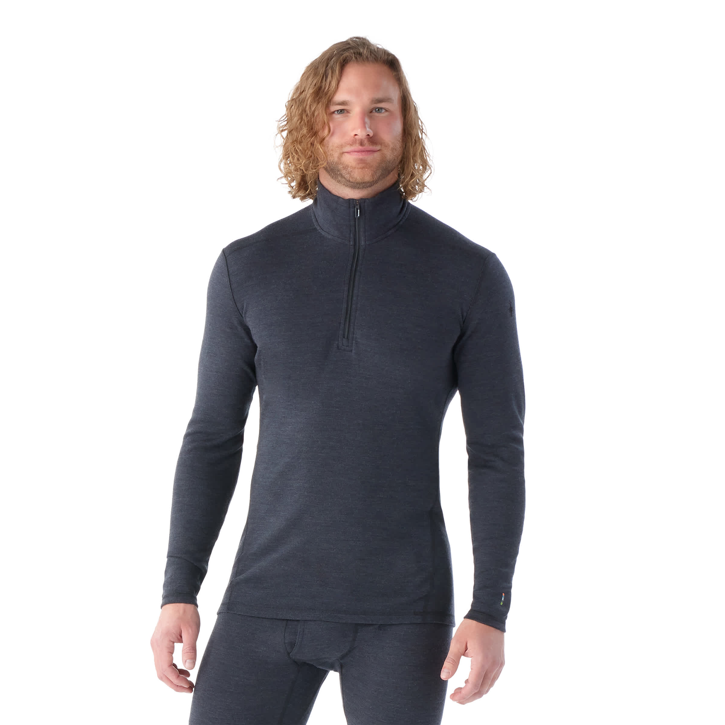Men's Classic Thermal Merino Base Layer 1/4 Zip Boxed - Gallery 3