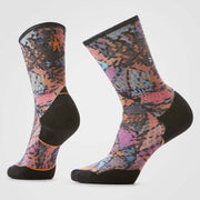Women's Trail Run Triangle Prism Print Crew Socks - HERO