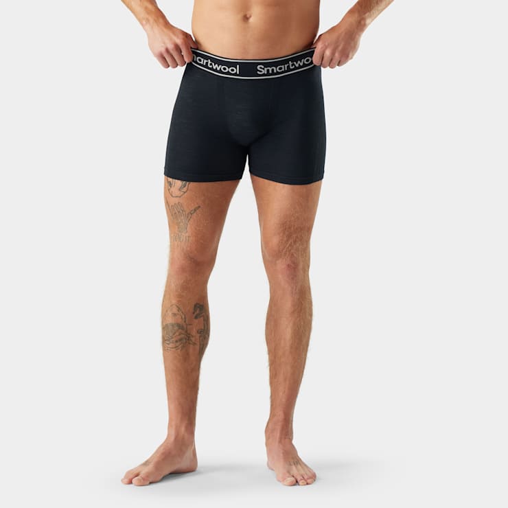 Men's Intraknit Boxer Brief Boxed - BLACK