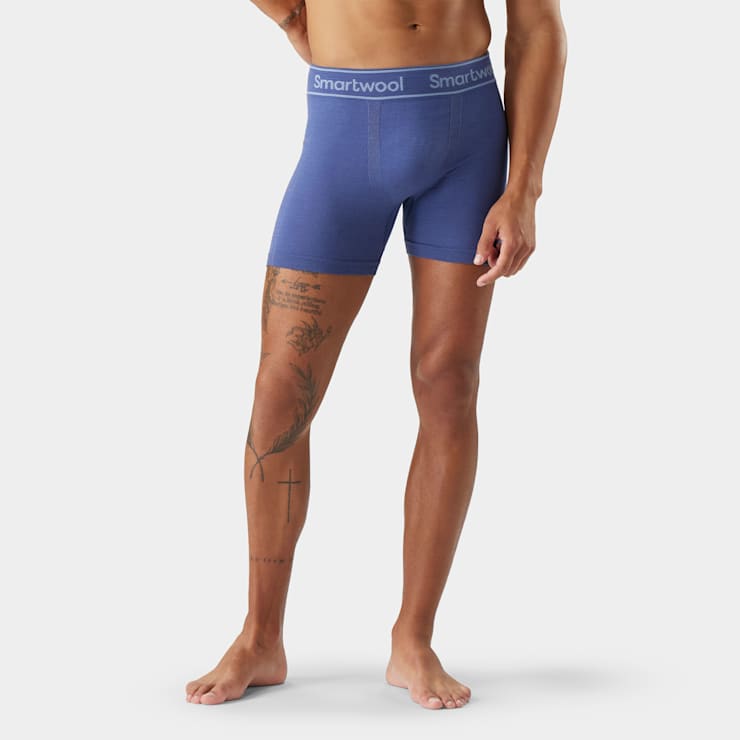 Men's Intraknit Boxer Brief Boxed - NIGHTFALL BLUE