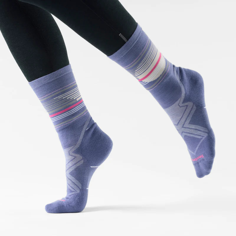 Women's Run Cold Weather Targeted Cushion Glow Track Crew Socks