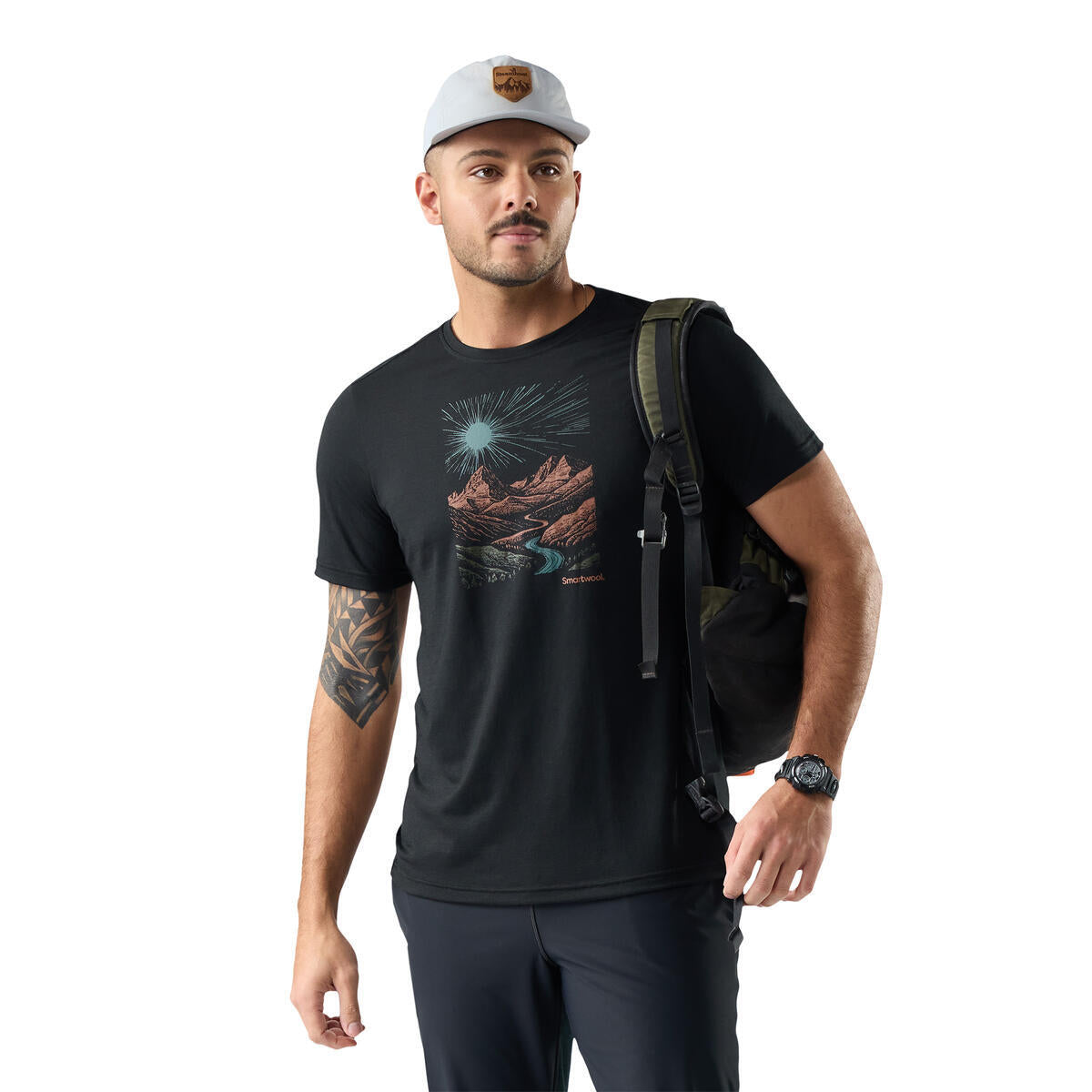 Men's Wander Valley Active Short Sleeve Graphic Tee