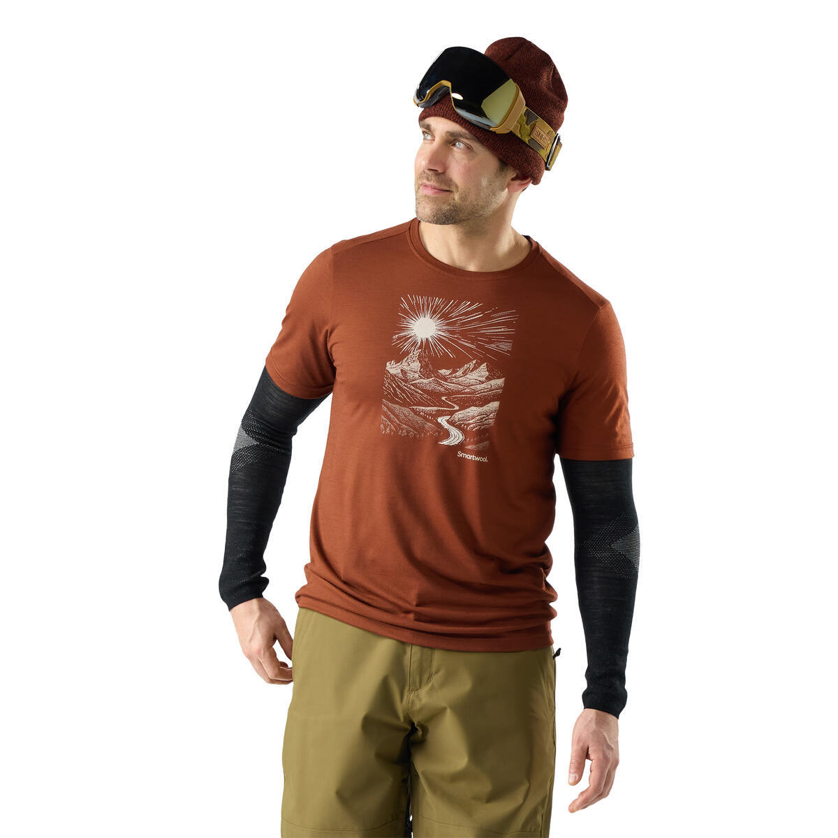 Men's Wander Valley Active Short Sleeve Graphic Tee