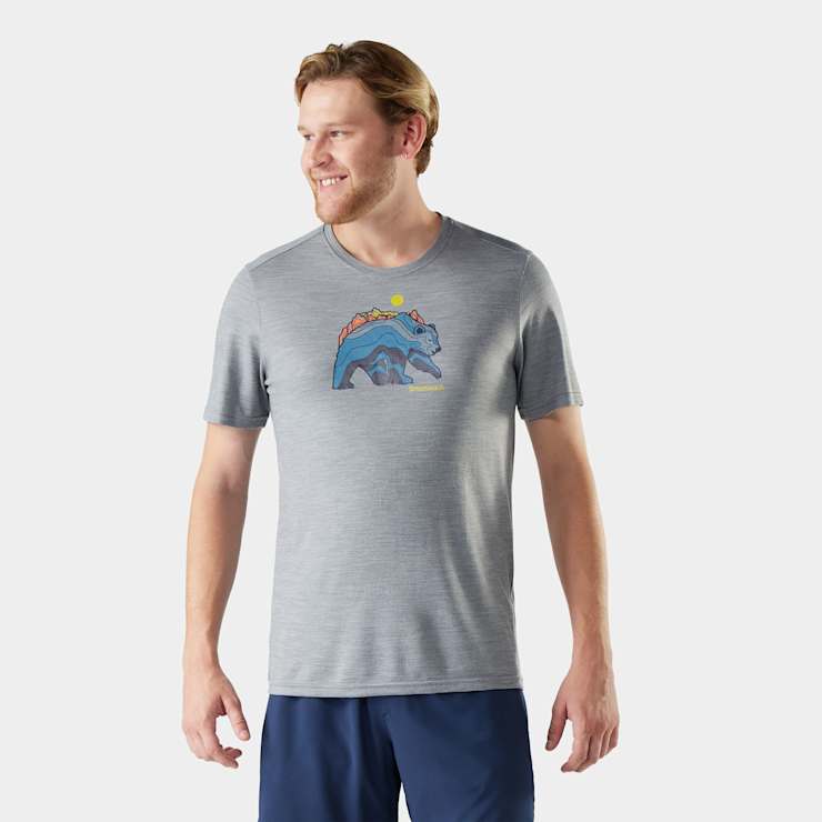 Men's Bear Strata Active Short Sleeve Graphic Tee - HERO