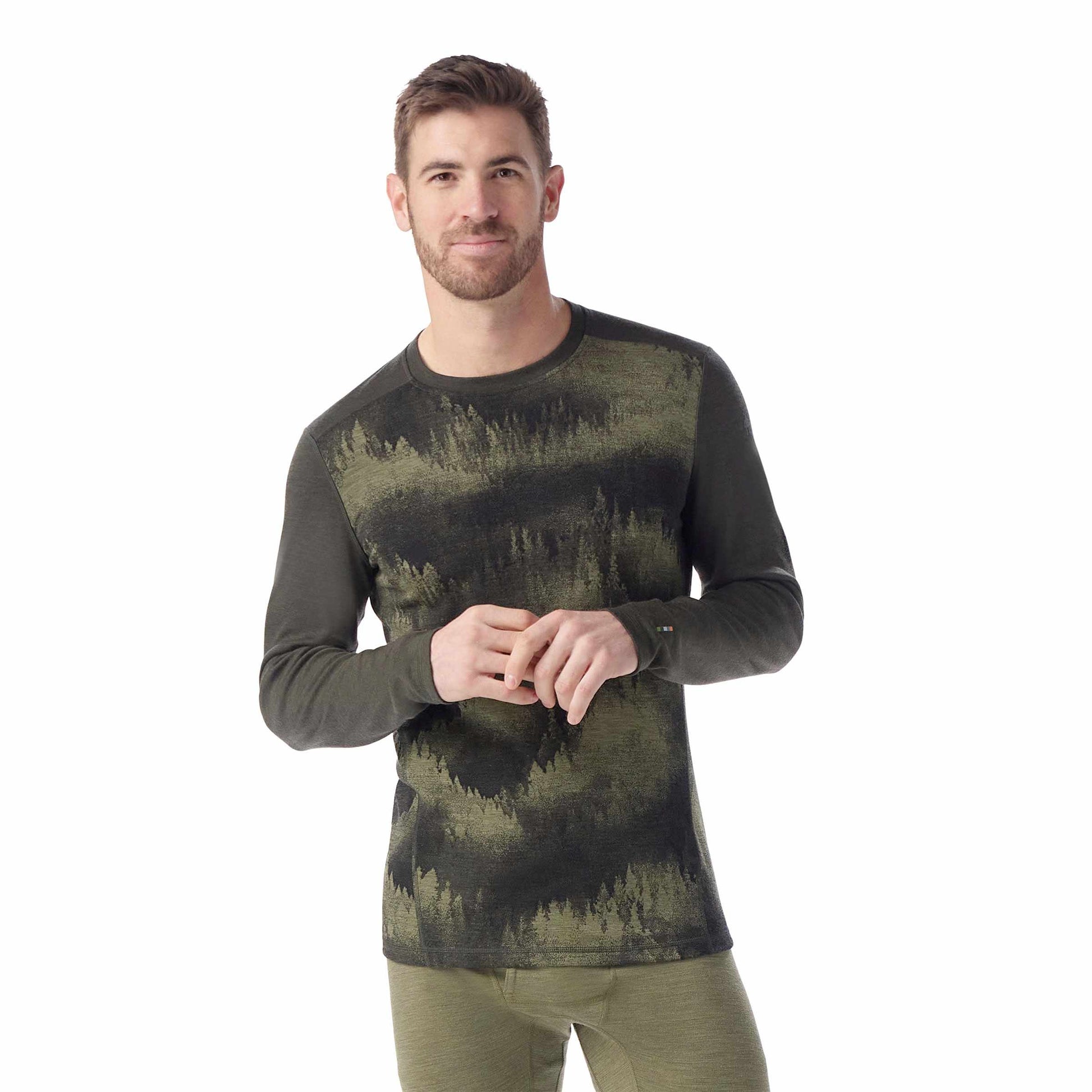 Men's Classic Thermal Merino Base Layer Crew Boxed - Gallery 20