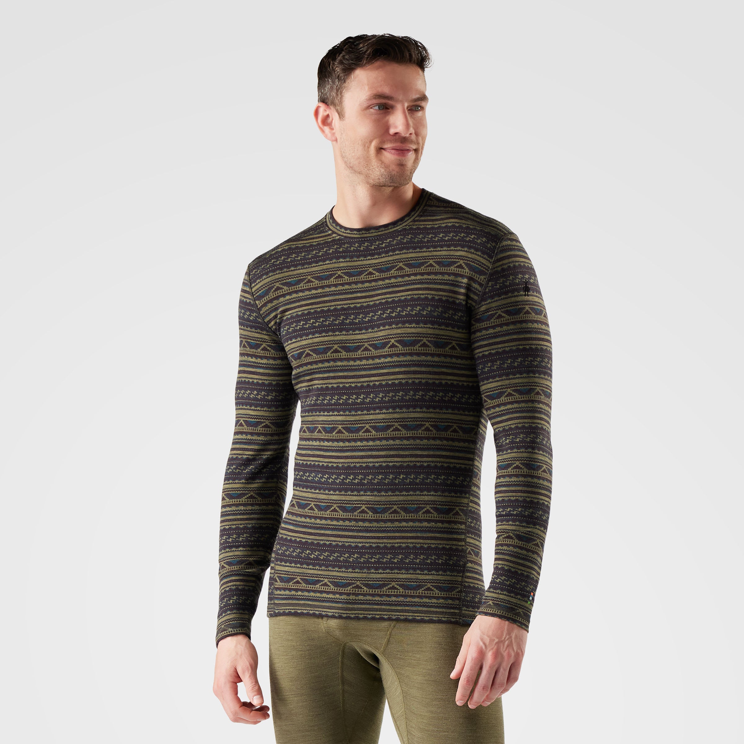 Men's Classic Thermal Merino Base Layer Crew Boxed - Gallery 24