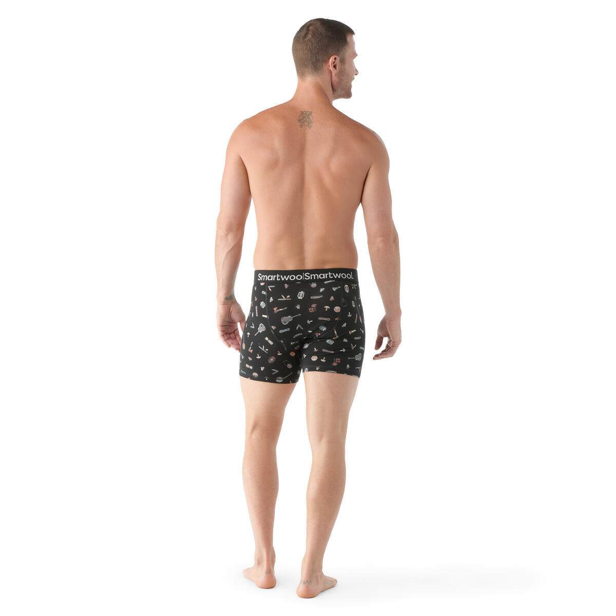Men's Merino Print Boxer Brief Boxed