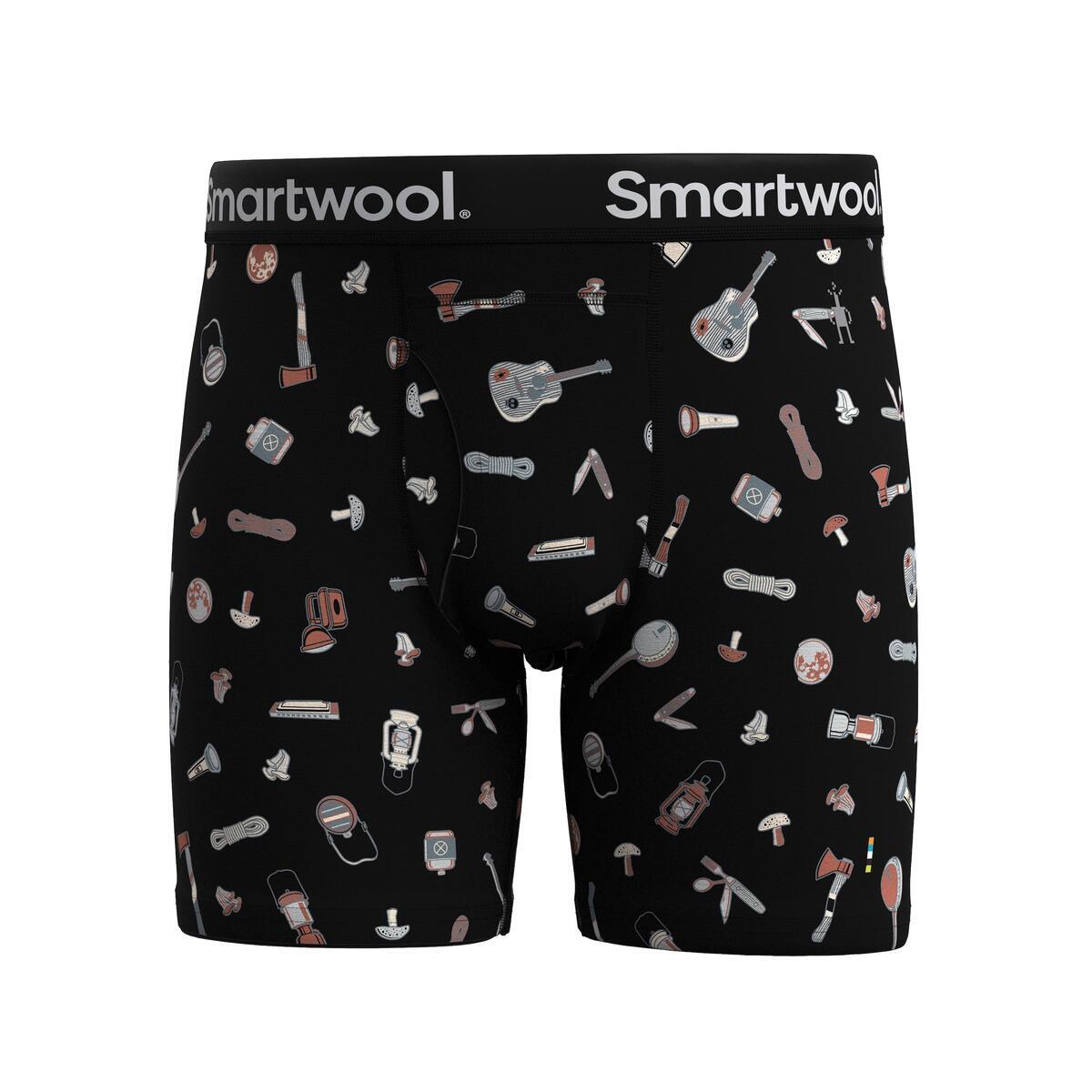 Men's Merino Print Boxer Brief Boxed