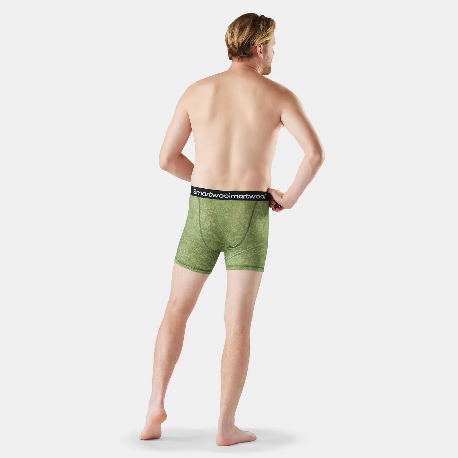 Men's Merino Print Boxer Brief Boxed