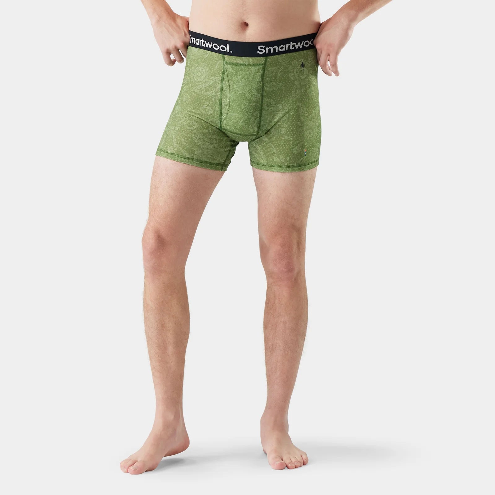 Men's Merino Print Boxer Brief Boxed