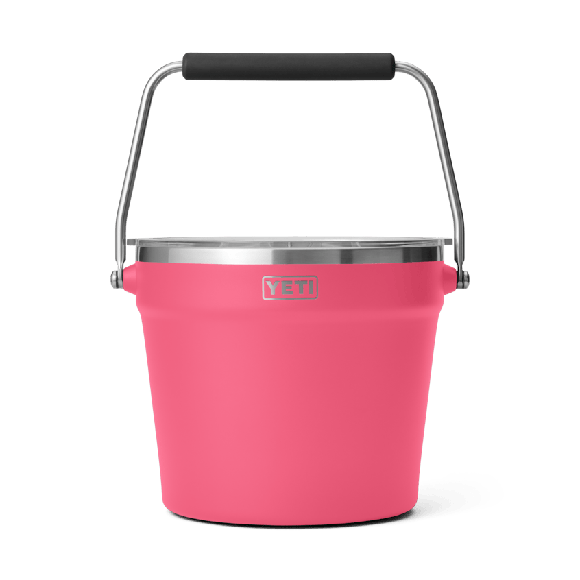 Rambler Beverage Bucket w/Lid, Tropical Pink
