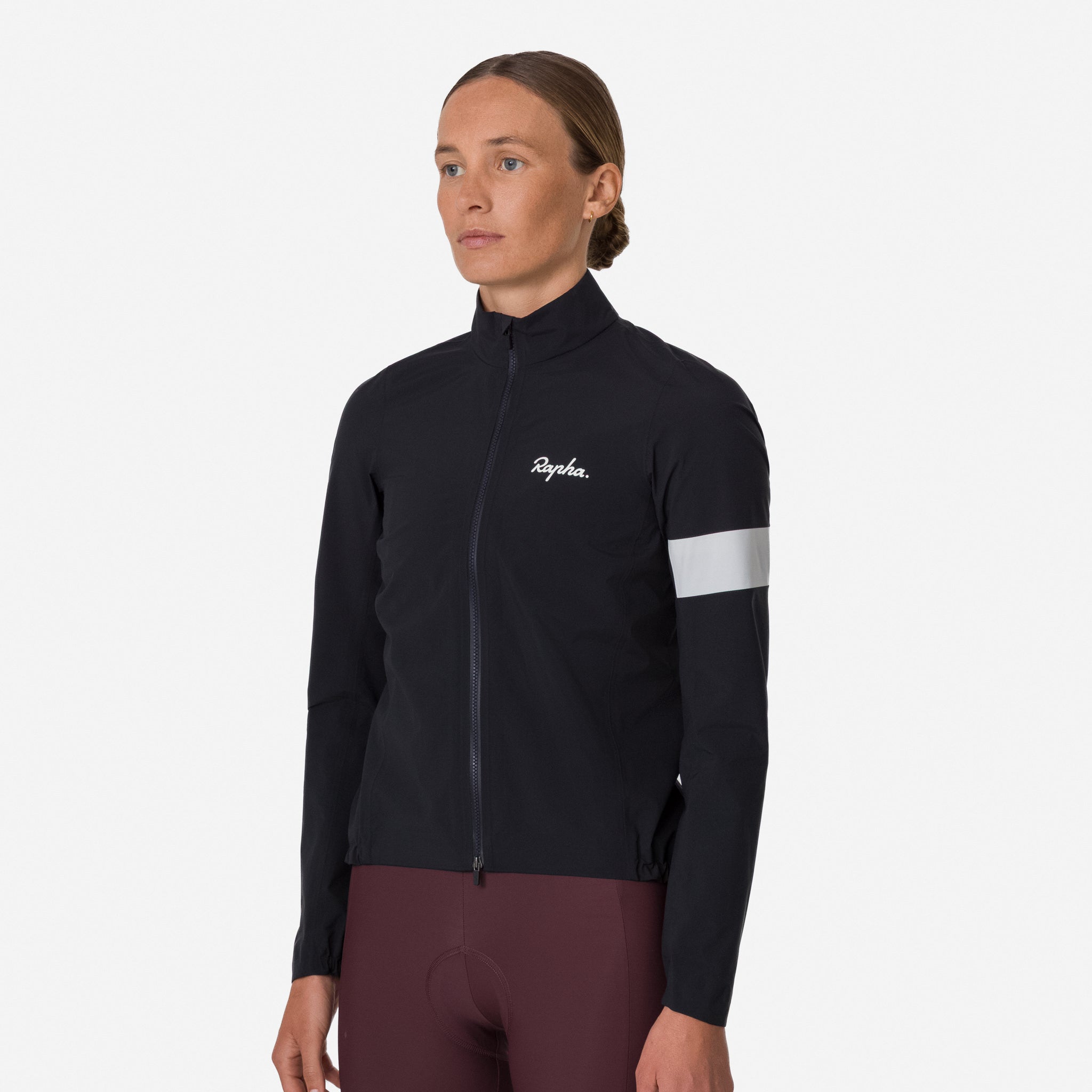 Women's Core Rain Jacket III - Black/White