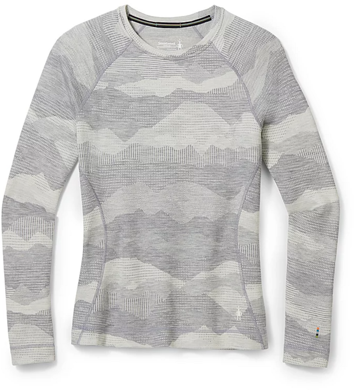 Women's Classic Thermal Merino Base Layer Pattern Crew Boxed