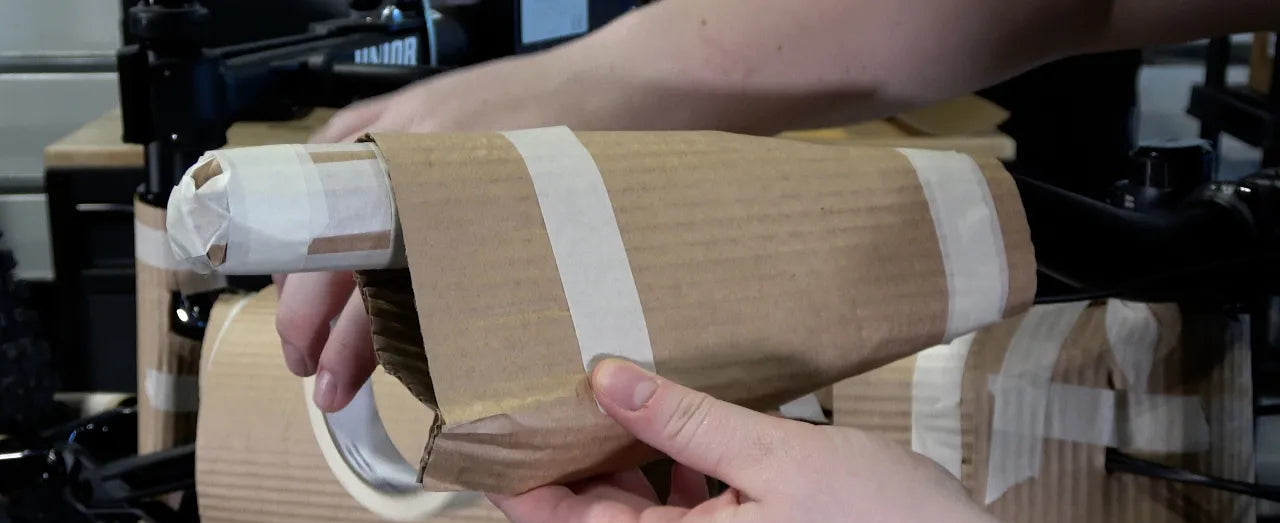 Load video: What goes into packaging up a new bike for delivery.